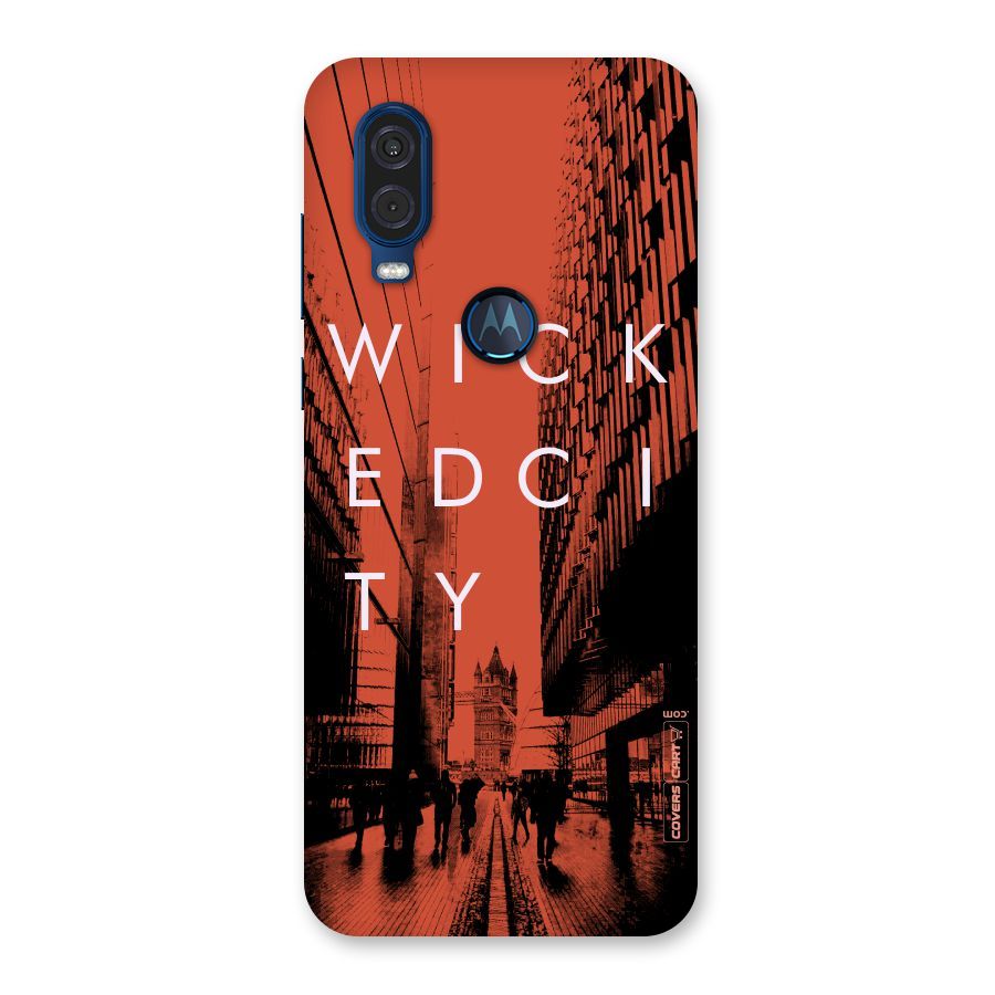Wicked City Back Case for Motorola One Vision