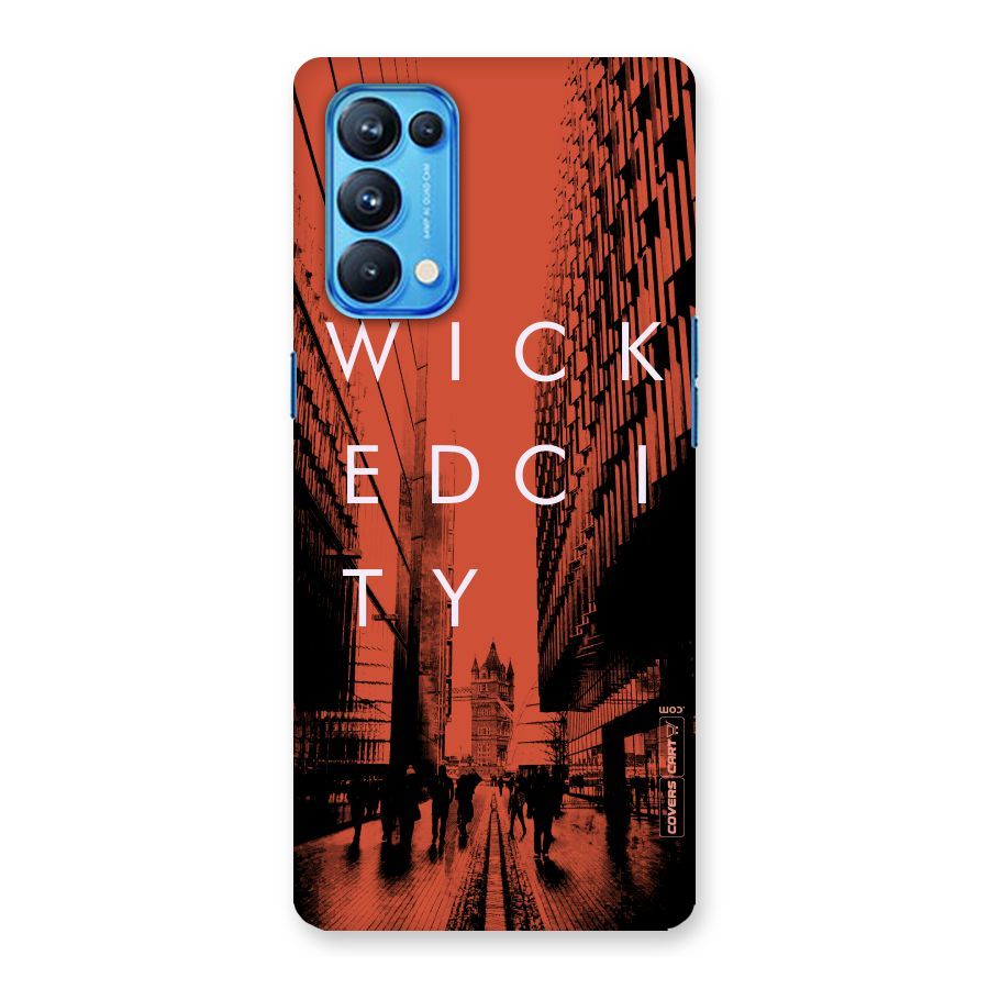 Wicked City Back Case for Oppo Reno5 Pro 5G