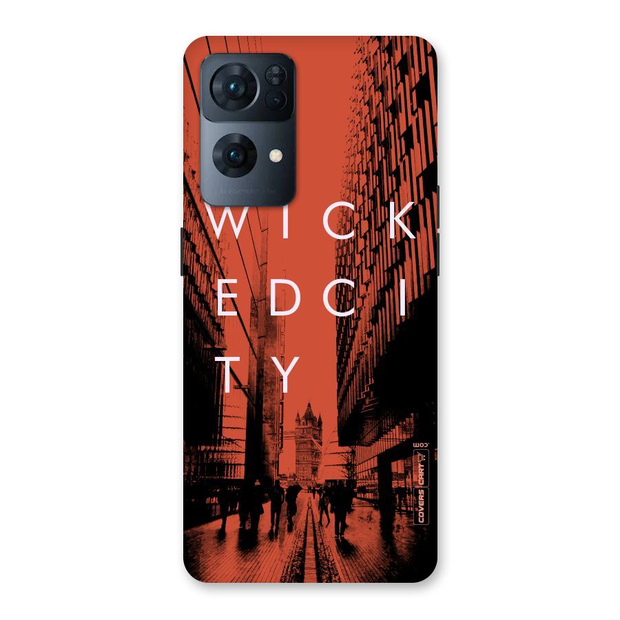 Wicked City Back Case for Oppo Reno7 Pro 5G