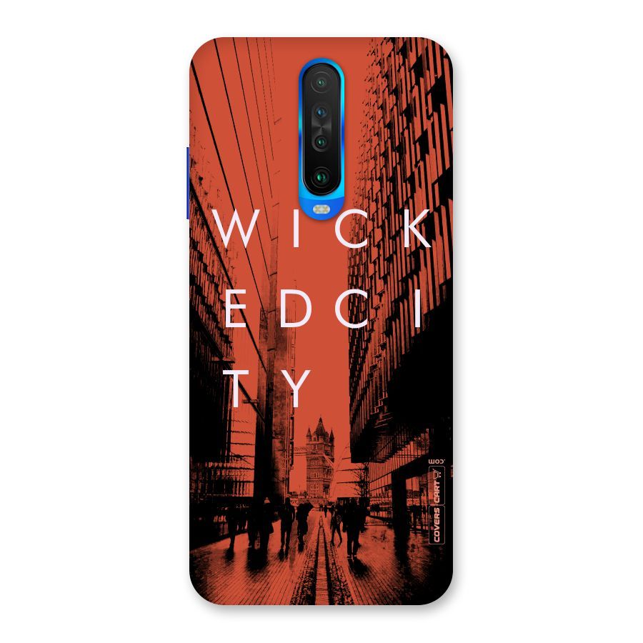Wicked City Back Case for Poco X2