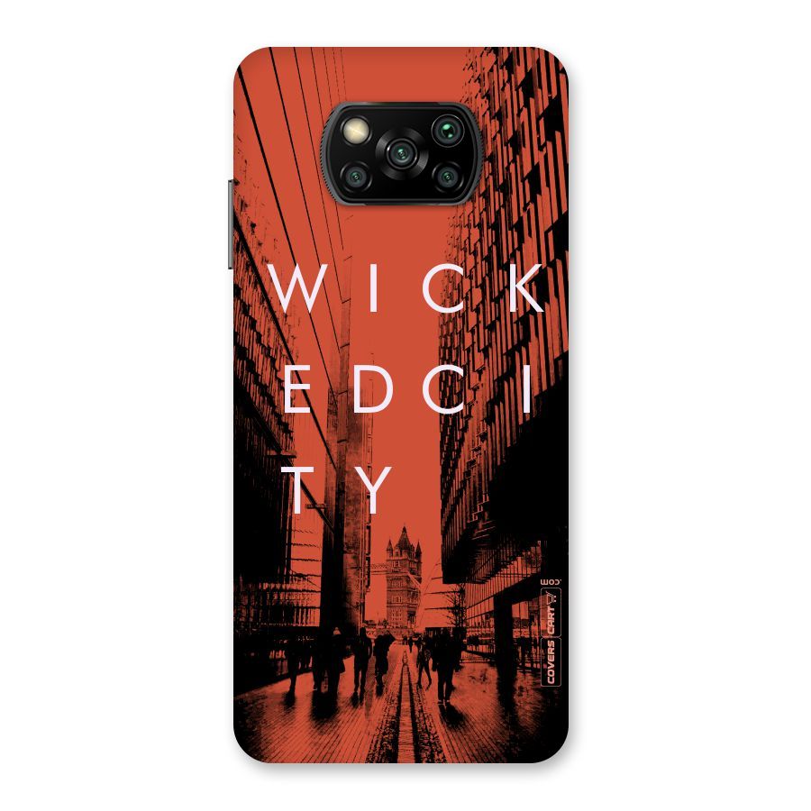 Wicked City Back Case for Poco X3