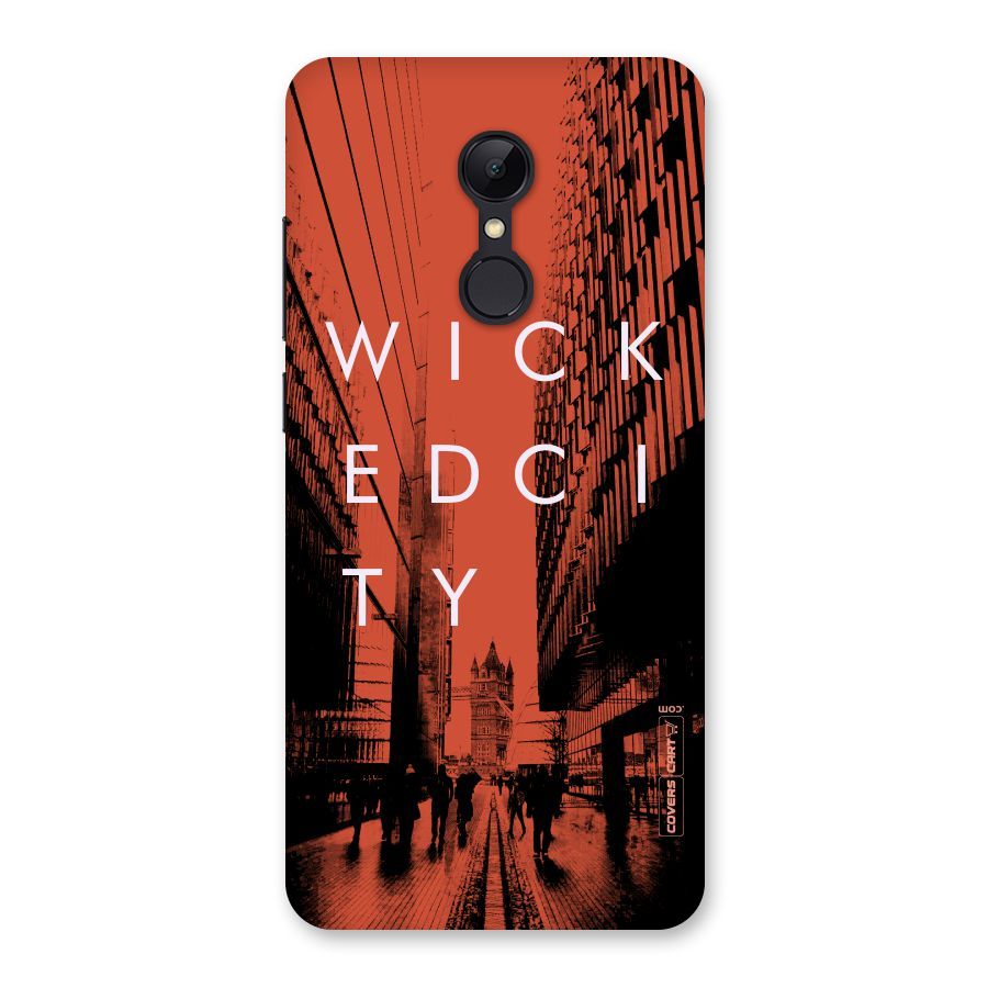 Wicked City Back Case for Redmi 5