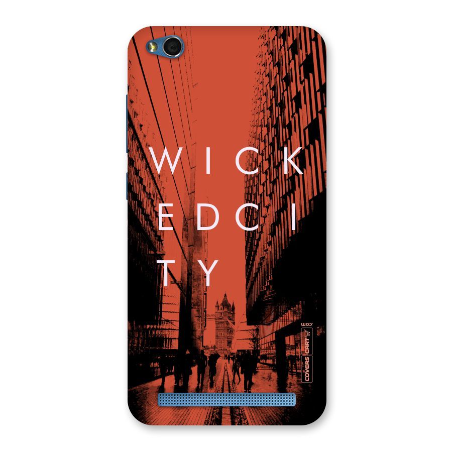 Wicked City Back Case for Redmi 5A