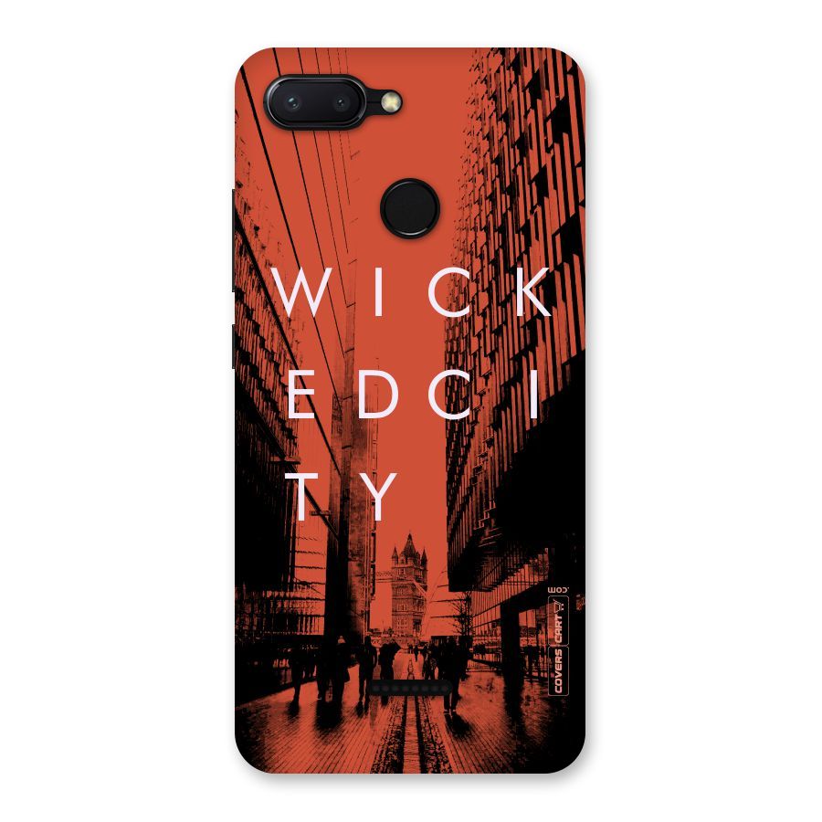 Wicked City Back Case for Redmi 6