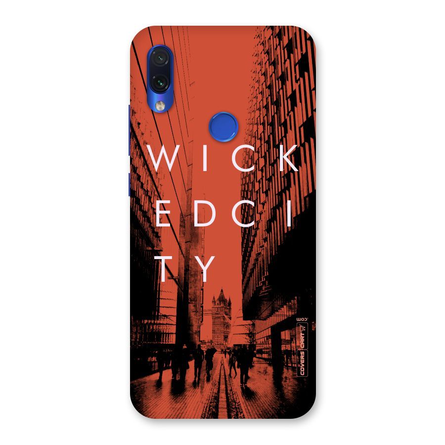 Wicked City Back Case for Redmi Note 7