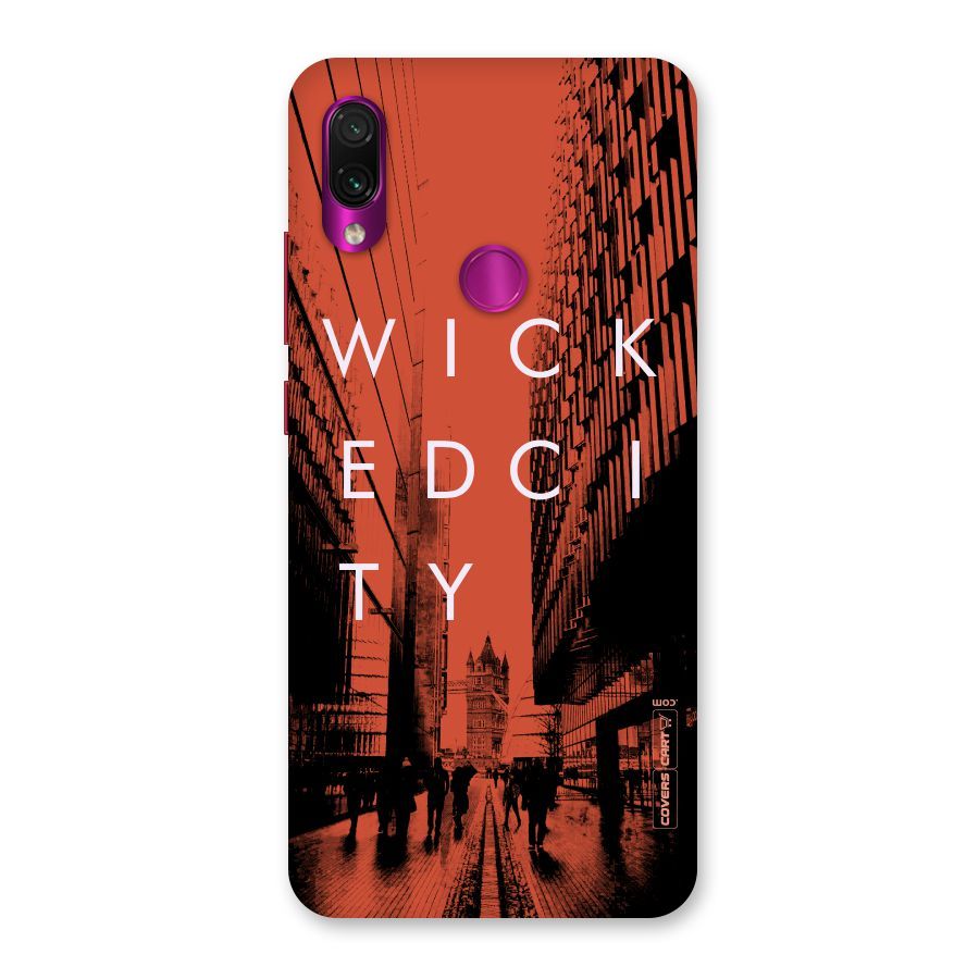 Wicked City Back Case for Redmi Note 7 Pro