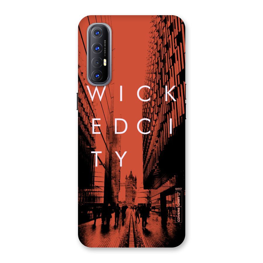 Wicked City Back Case for Reno3 Pro