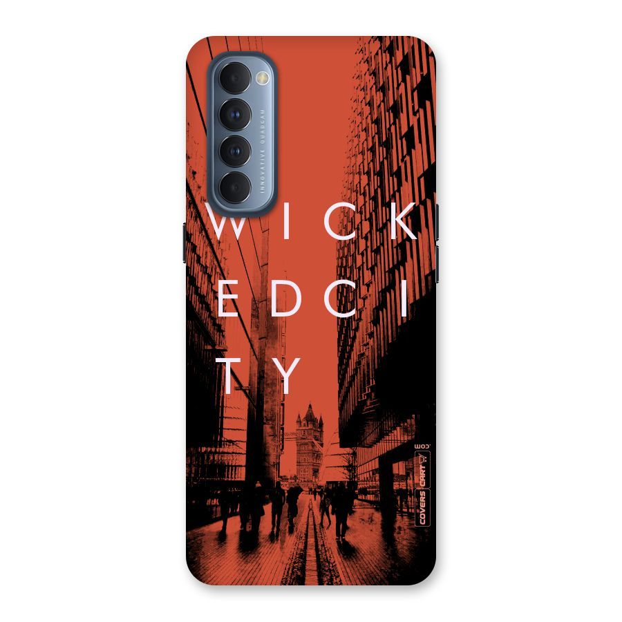 Wicked City Back Case for Reno4 Pro