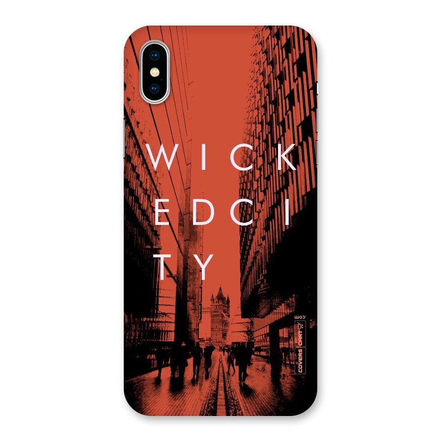 Wicked City Back Case for iPhone XS