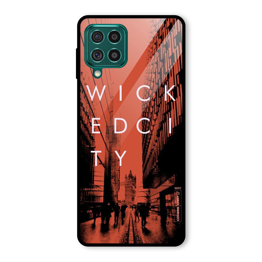 Wicked City Glass Back Case for Galaxy F62