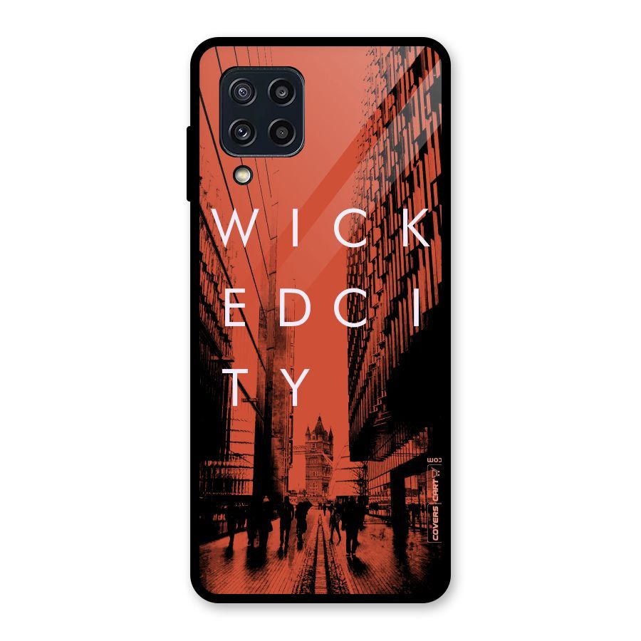 Wicked City Glass Back Case for Galaxy M32