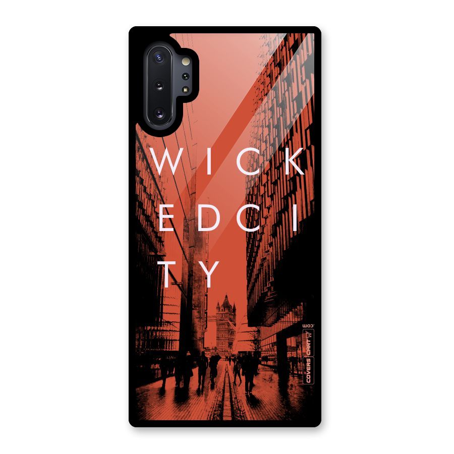 Wicked City Glass Back Case for Galaxy Note 10 Plus