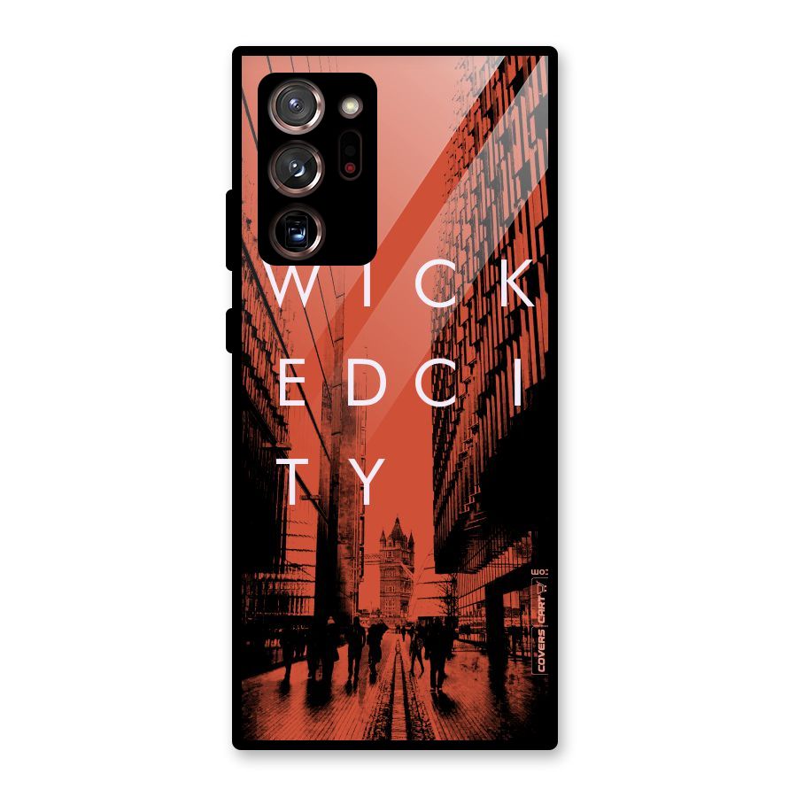 Wicked City Glass Back Case for Galaxy Note 20 Ultra