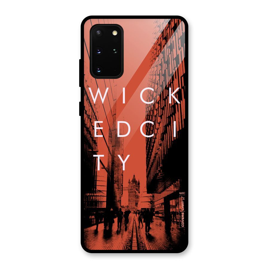 Wicked City Glass Back Case for Galaxy S20 Plus