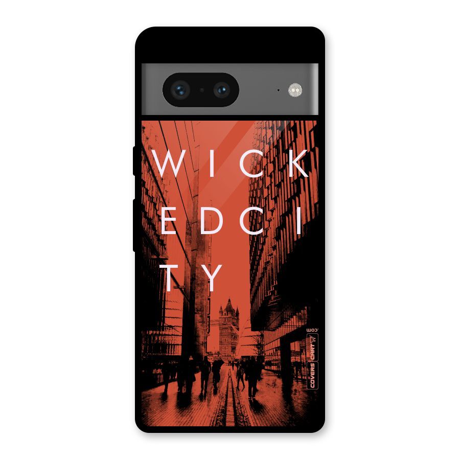 Wicked City Glass Back Case for Google Pixel 7