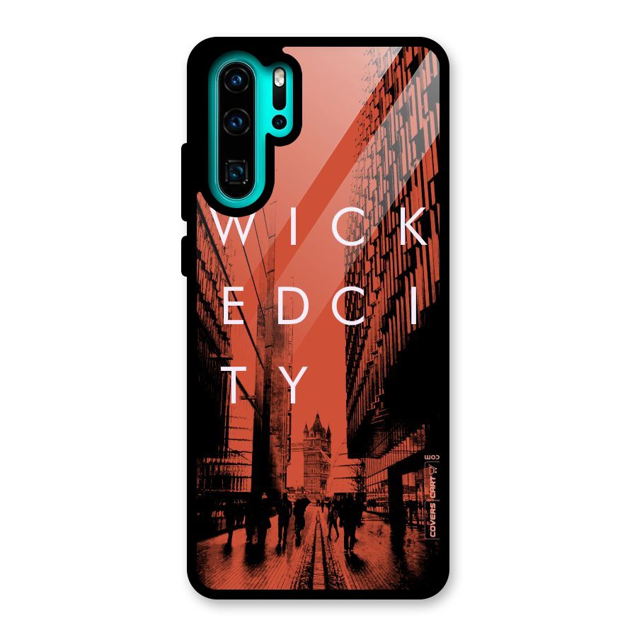 Wicked City Glass Back Case for Huawei P30 Pro