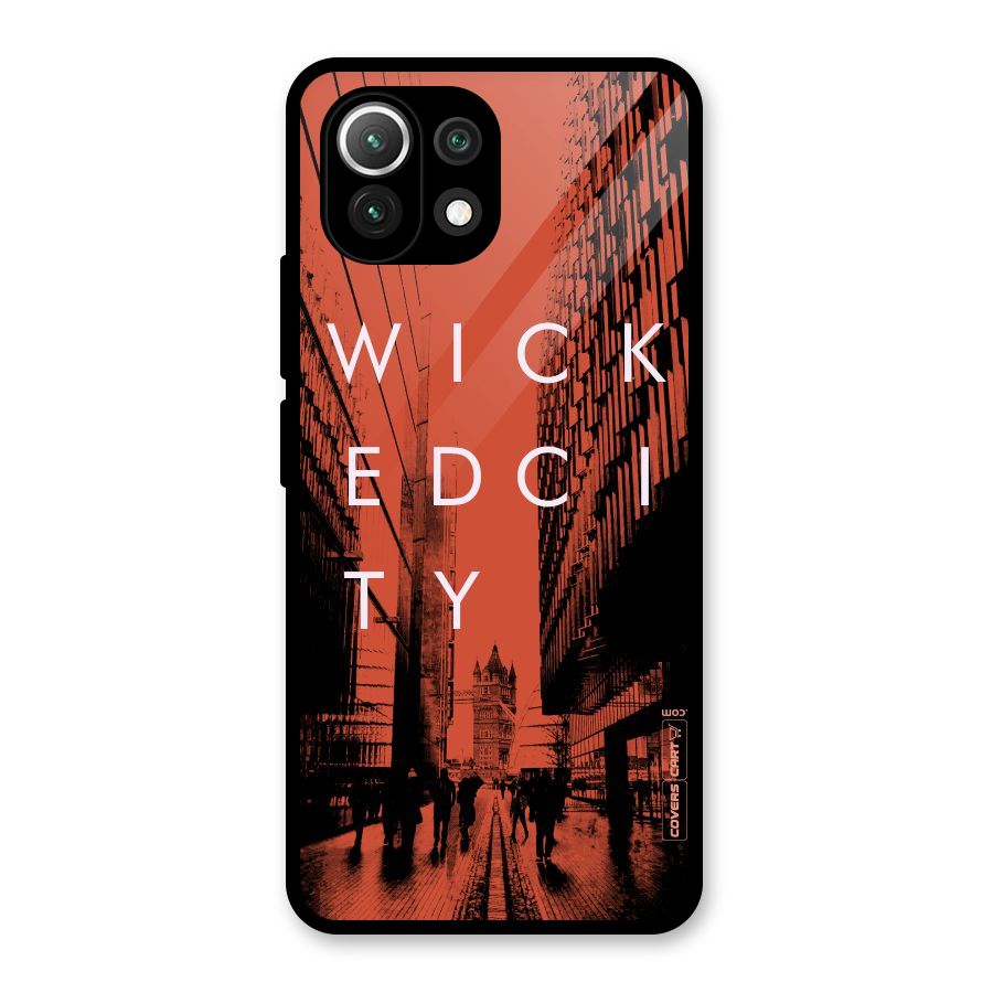 Wicked City Glass Back Case for Mi 11 Lite