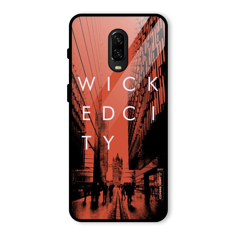 Wicked City Glass Back Case for OnePlus 6T