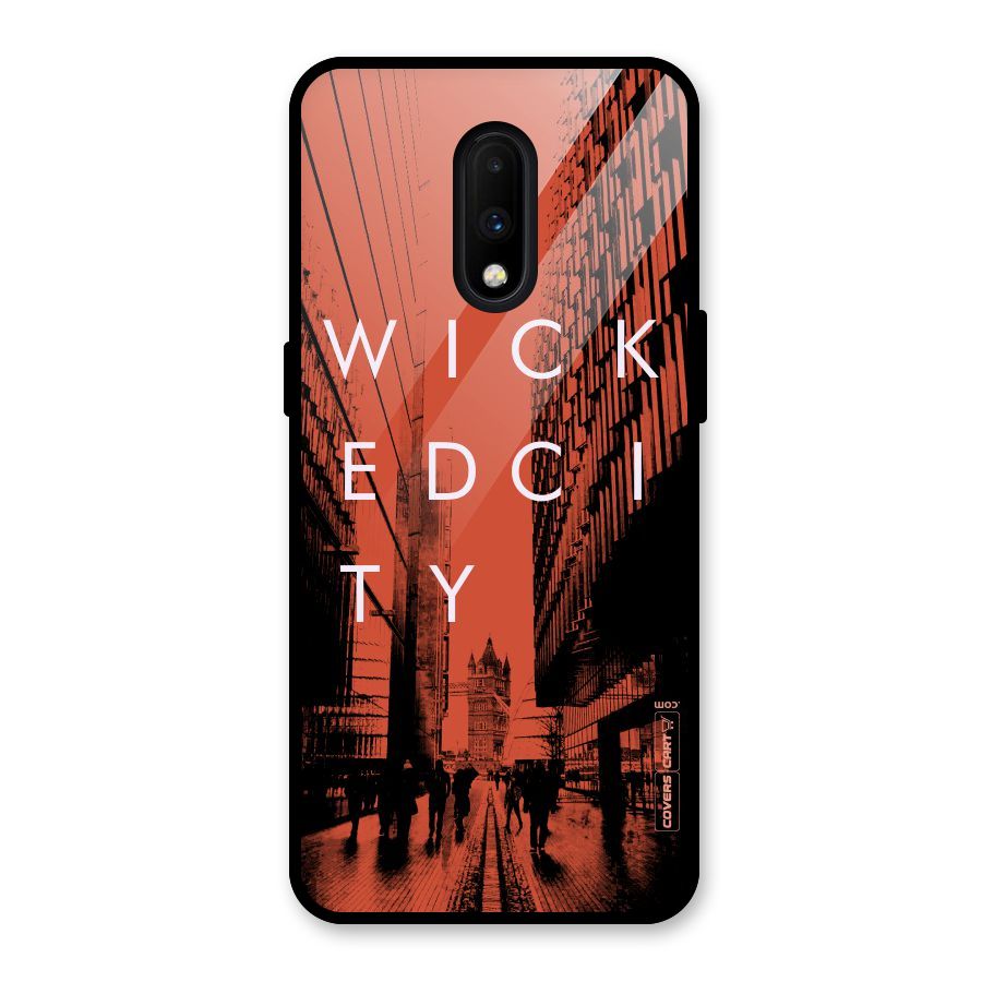 Wicked City Glass Back Case for OnePlus 7