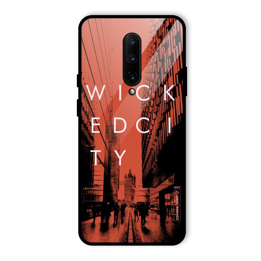 Wicked City Glass Back Case for OnePlus 7 Pro