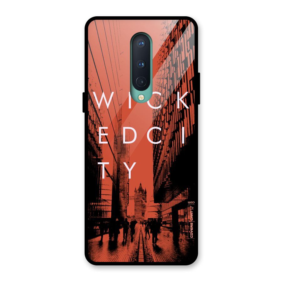 Wicked City Glass Back Case for OnePlus 8