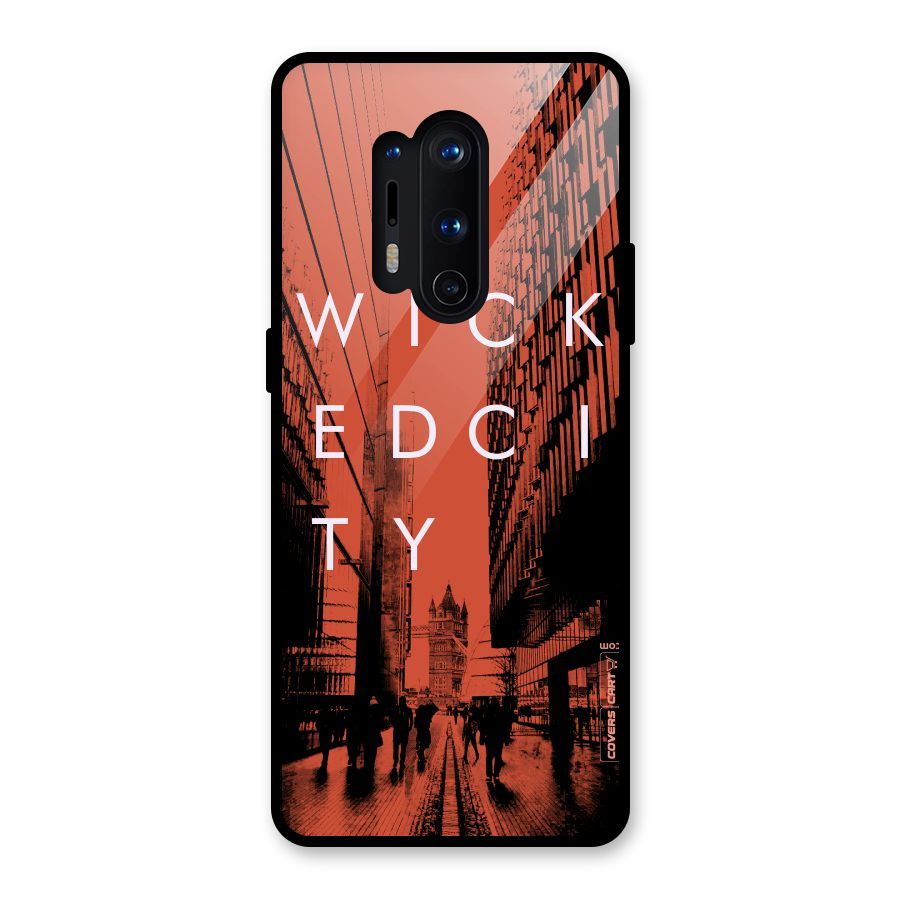 Wicked City Glass Back Case for OnePlus 8 Pro