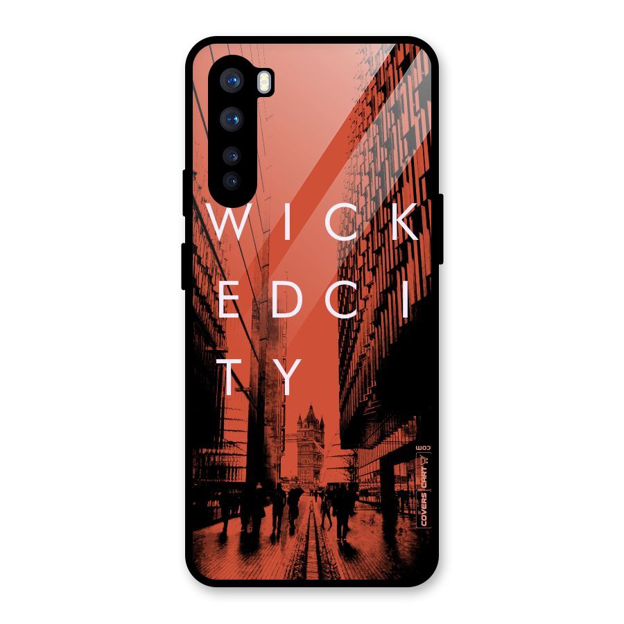 Wicked City Glass Back Case for OnePlus Nord