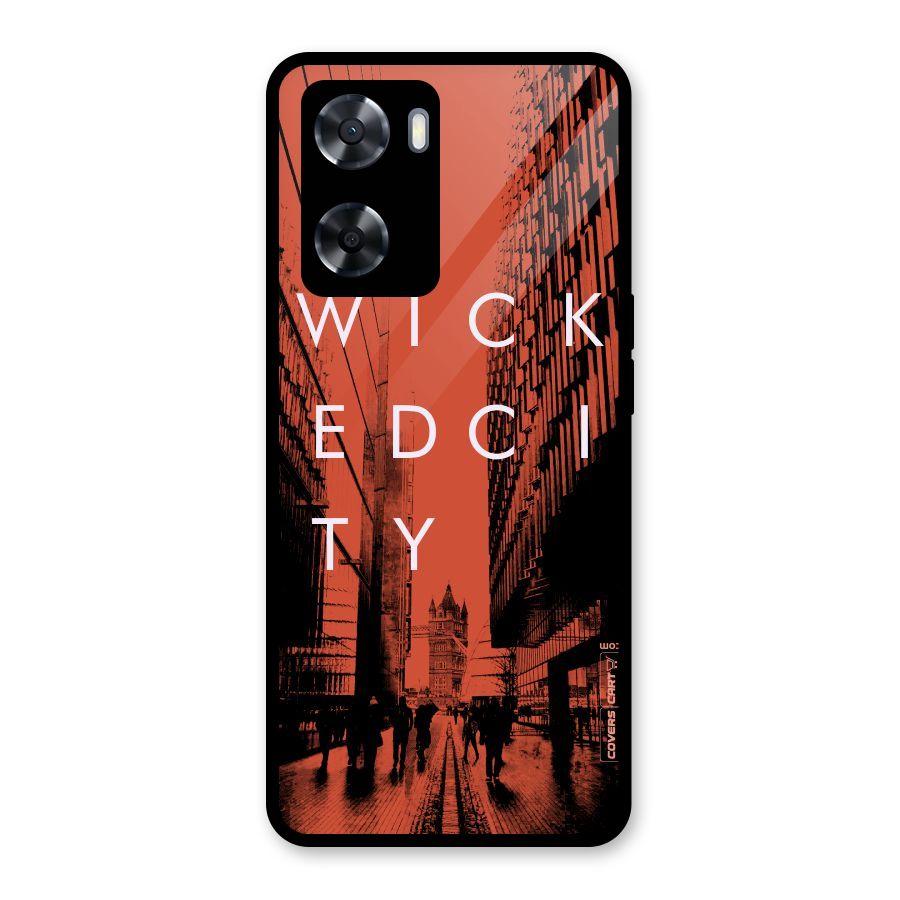 Wicked City Glass Back Case for Oppo A57 2022