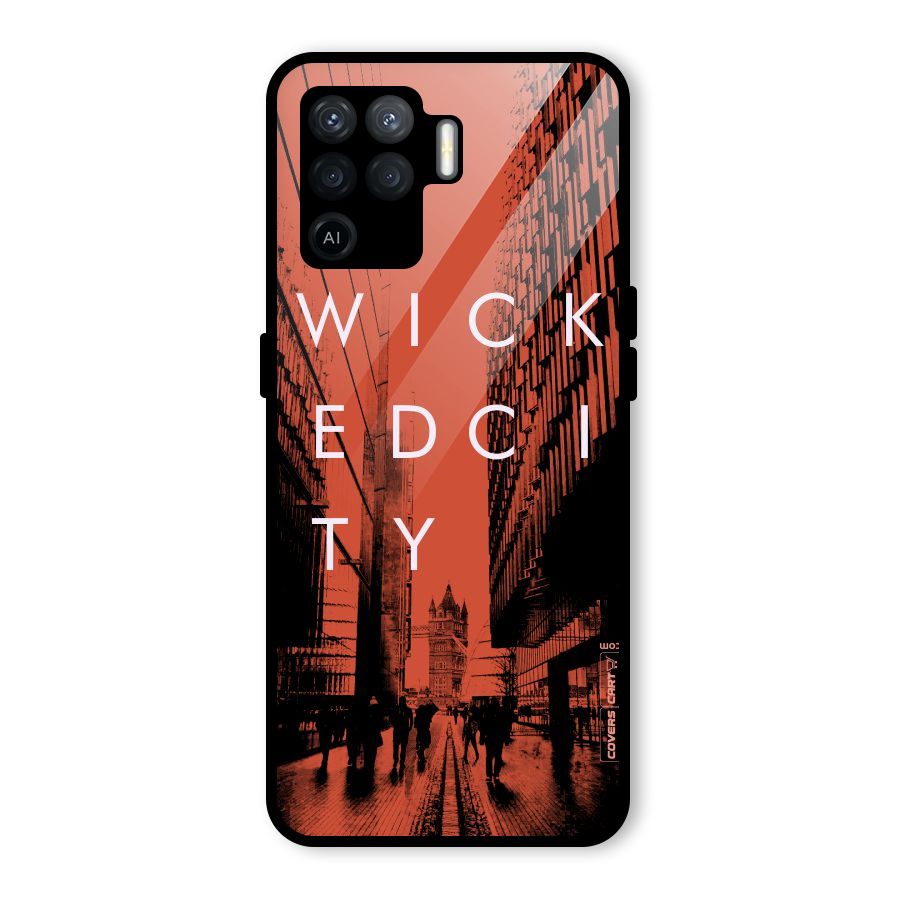 Wicked City Glass Back Case for Oppo F19 Pro