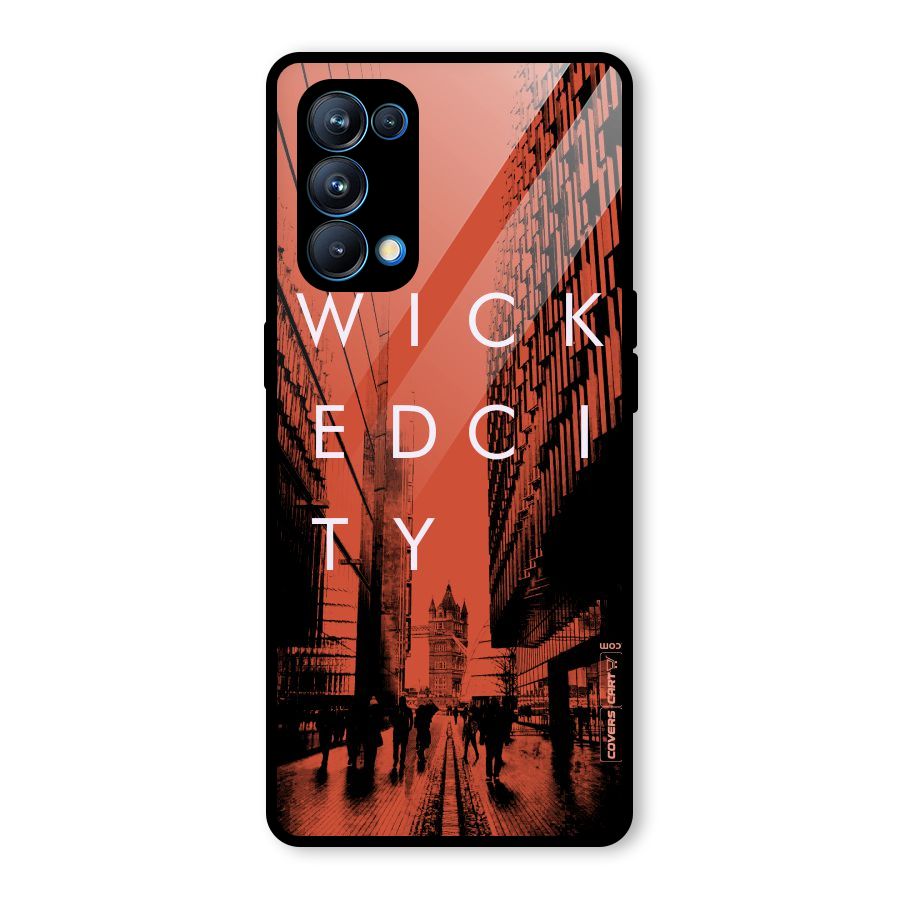 Wicked City Glass Back Case for Oppo Reno5 Pro 5G