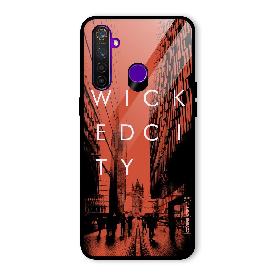 Wicked City Glass Back Case for Realme 5 Pro