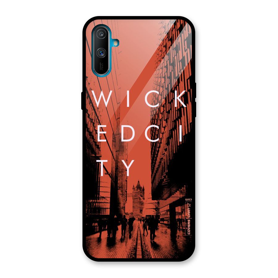 Wicked City Glass Back Case for Realme C3