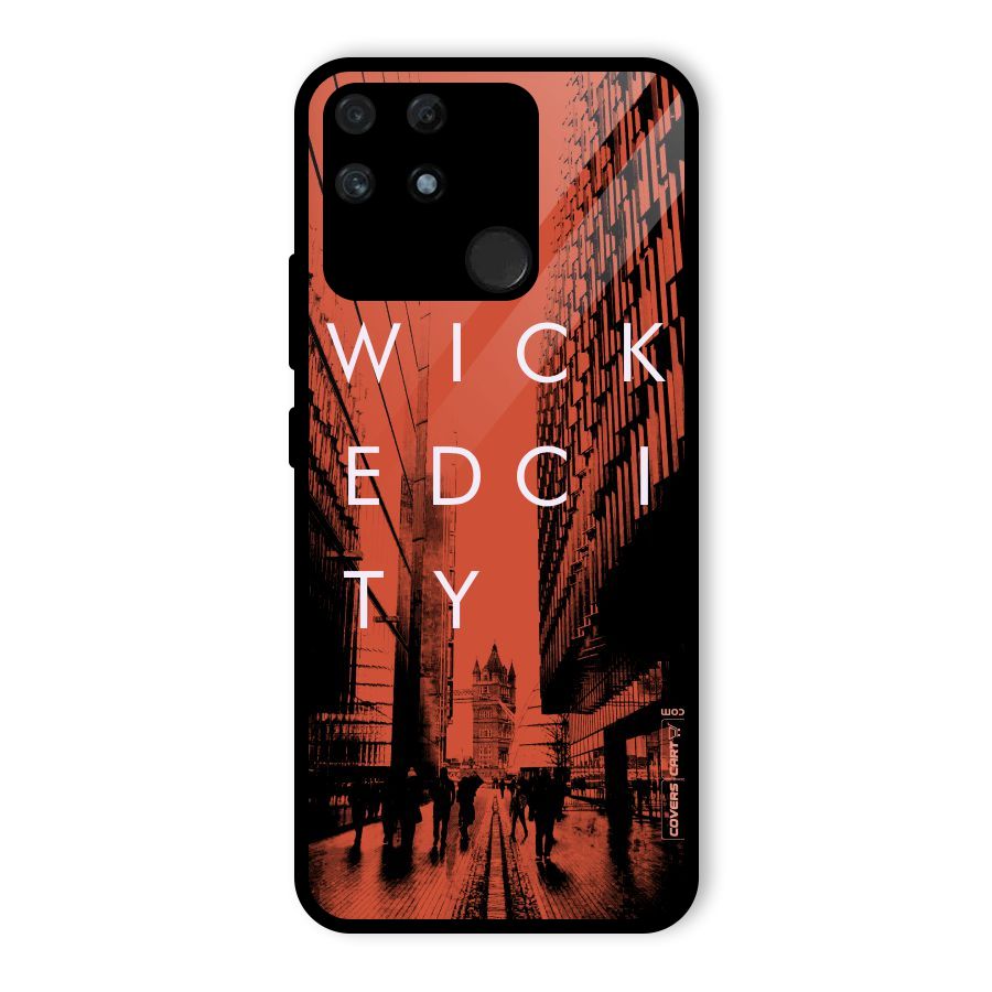 Wicked City Glass Back Case for Realme Narzo 50A
