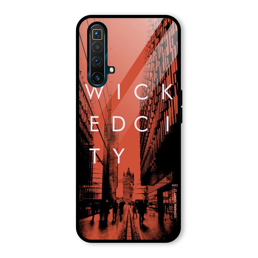 Wicked City Glass Back Case for Realme X3