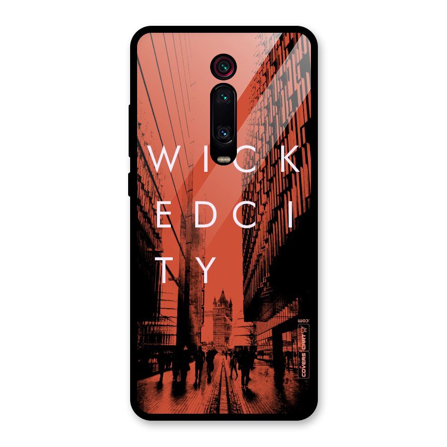 Wicked City Glass Back Case for Redmi K20