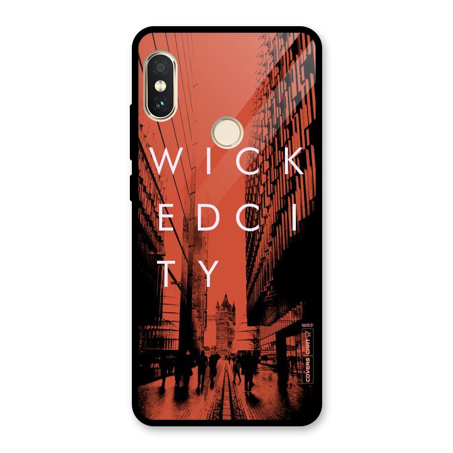Wicked City Glass Back Case for Redmi Note 5 Pro
