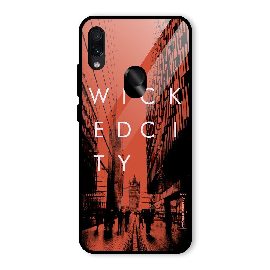 Wicked City Glass Back Case for Redmi Note 7 Pro
