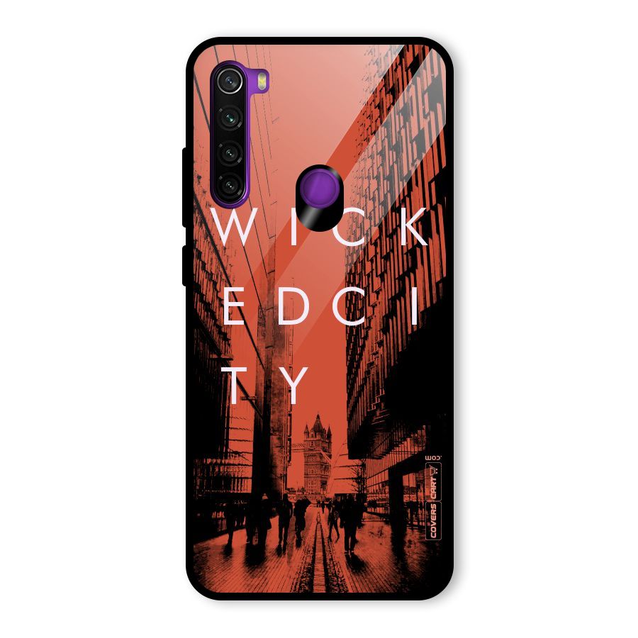 Wicked City Glass Back Case for Redmi Note 8
