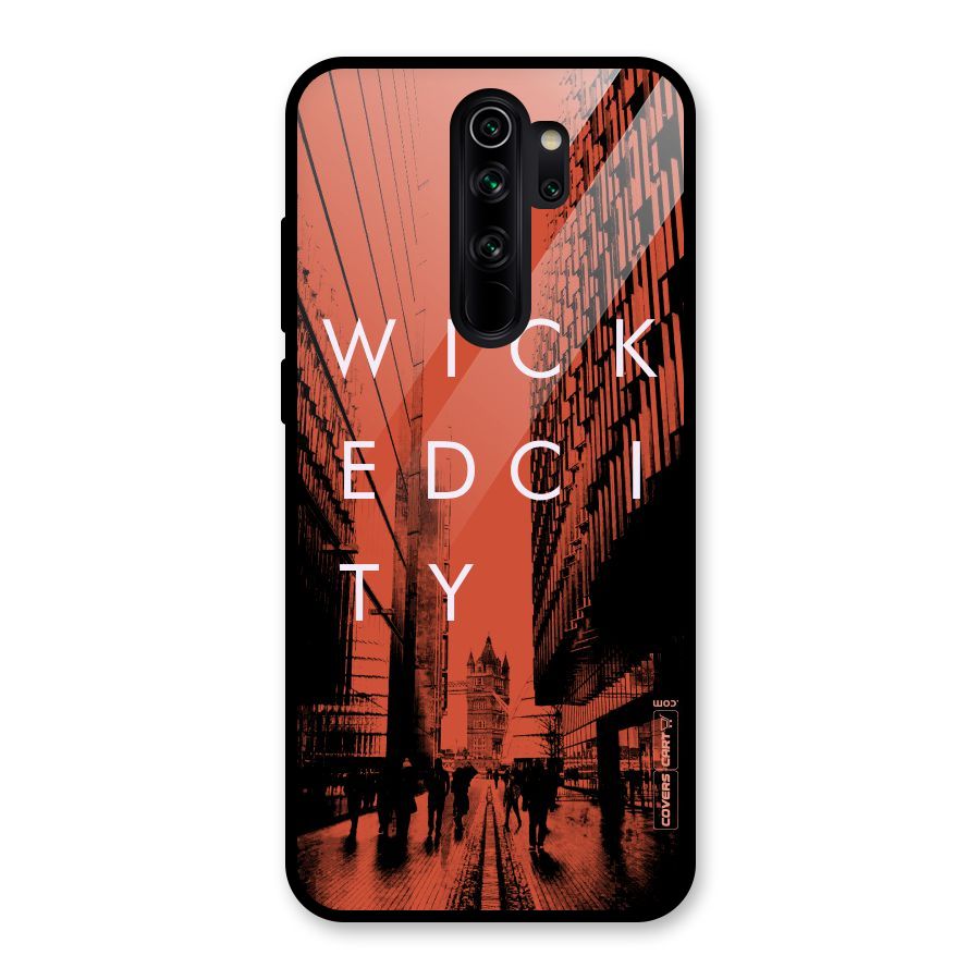 Wicked City Glass Back Case for Redmi Note 8 Pro