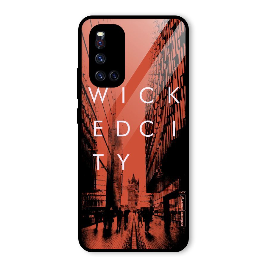 Wicked City Glass Back Case for Vivo V19