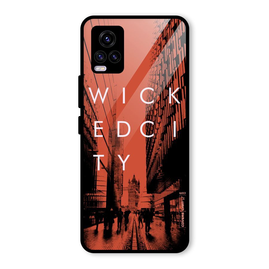 Wicked City Glass Back Case for Vivo V20