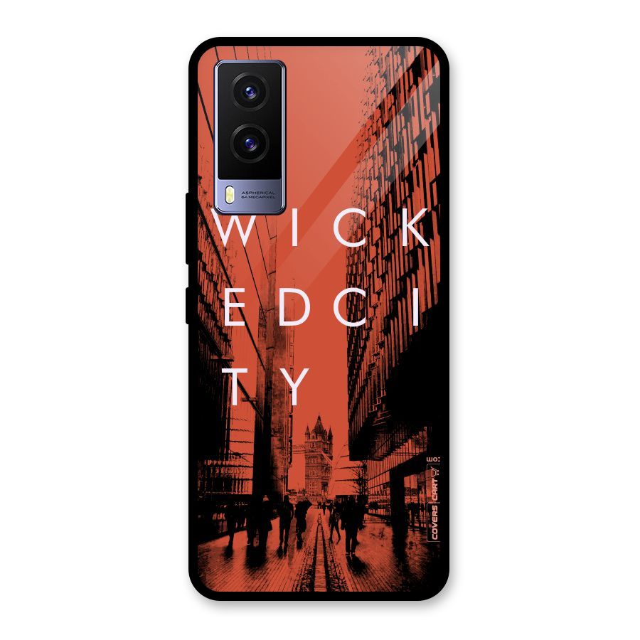 Wicked City Glass Back Case for Vivo V21e 5G