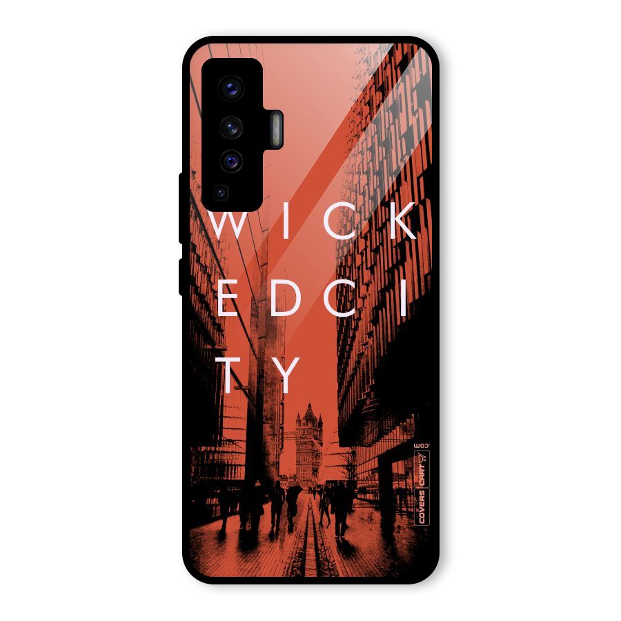Wicked City Glass Back Case for Vivo X50