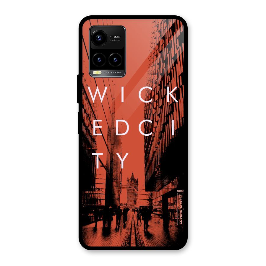 Wicked City Glass Back Case for Vivo Y21T
