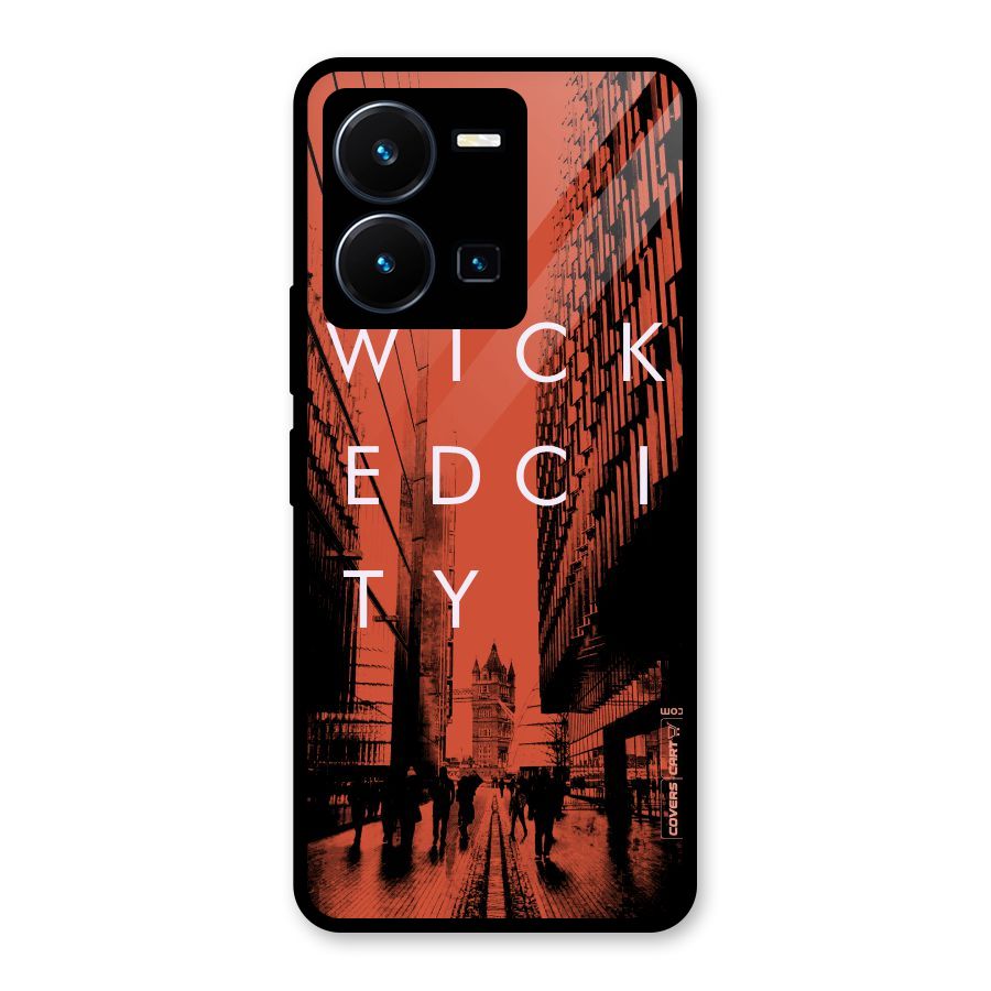 Wicked City Glass Back Case for Vivo Y35