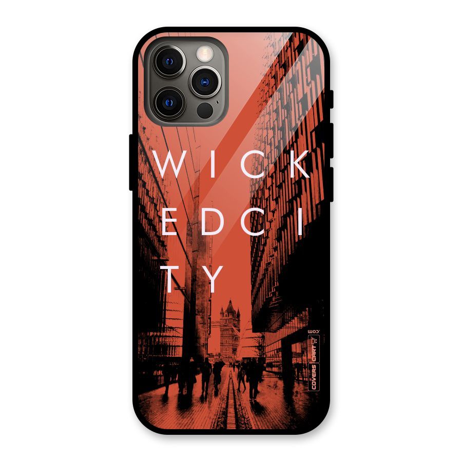 Wicked City Glass Back Case for iPhone 12 Pro