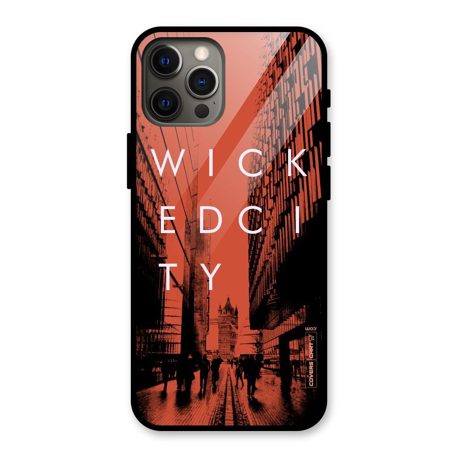 Wicked City Glass Back Case for iPhone 12 Pro Max