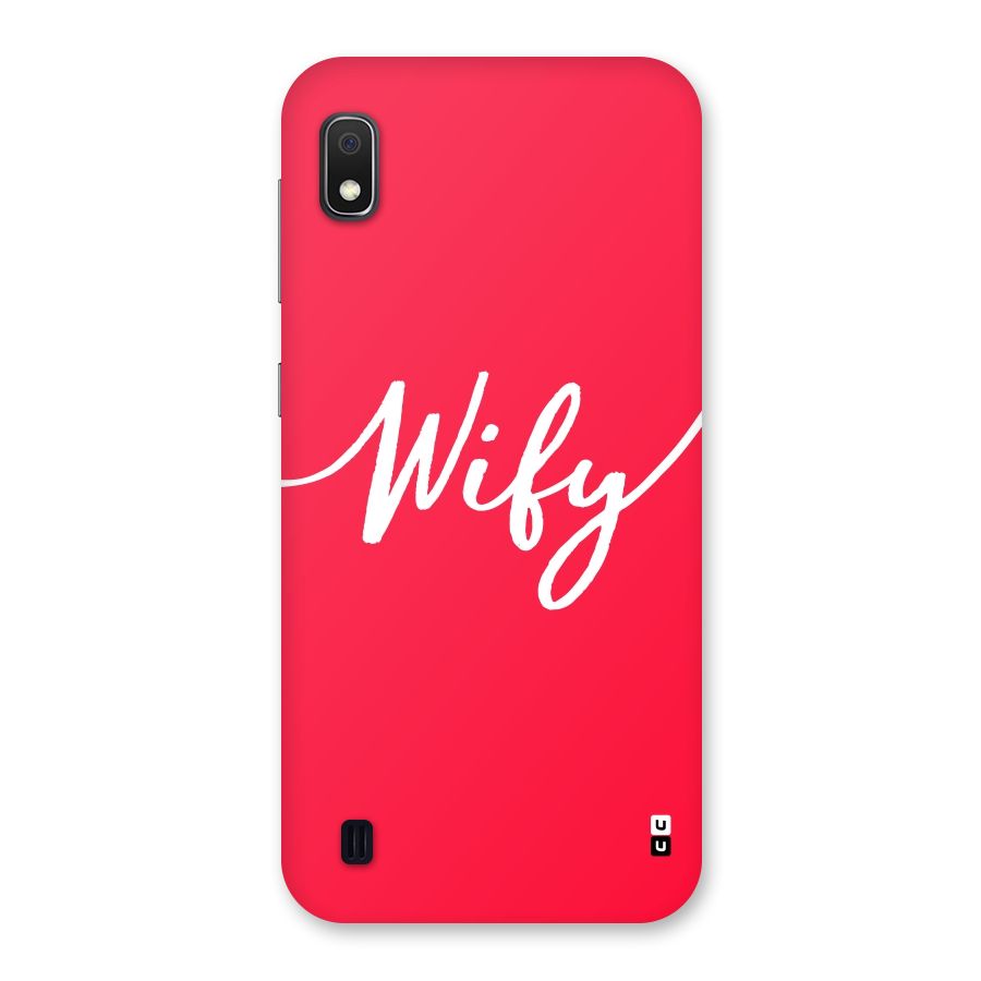 Wify Back Case for Galaxy A10
