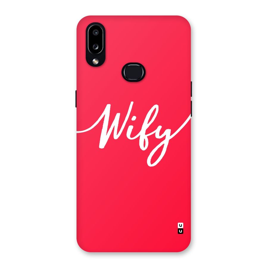 Wify Back Case for Galaxy A10s