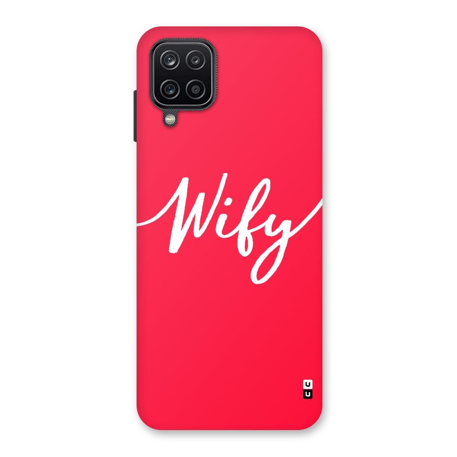 Wify Back Case for Galaxy A12